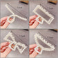 Pearl Claw Clips Crab Geometric Hairpins For Women Girl Korean Bow Hollow Hair Accessories Bath Clip Headwear Barrettes