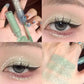 3pcs/1pcs Double Head Liquid Eyeshadow Pretty Cyan Blue Glitter Diamond Eye Shadow Shimmer Matte Natural Waterproof Eye Makeup