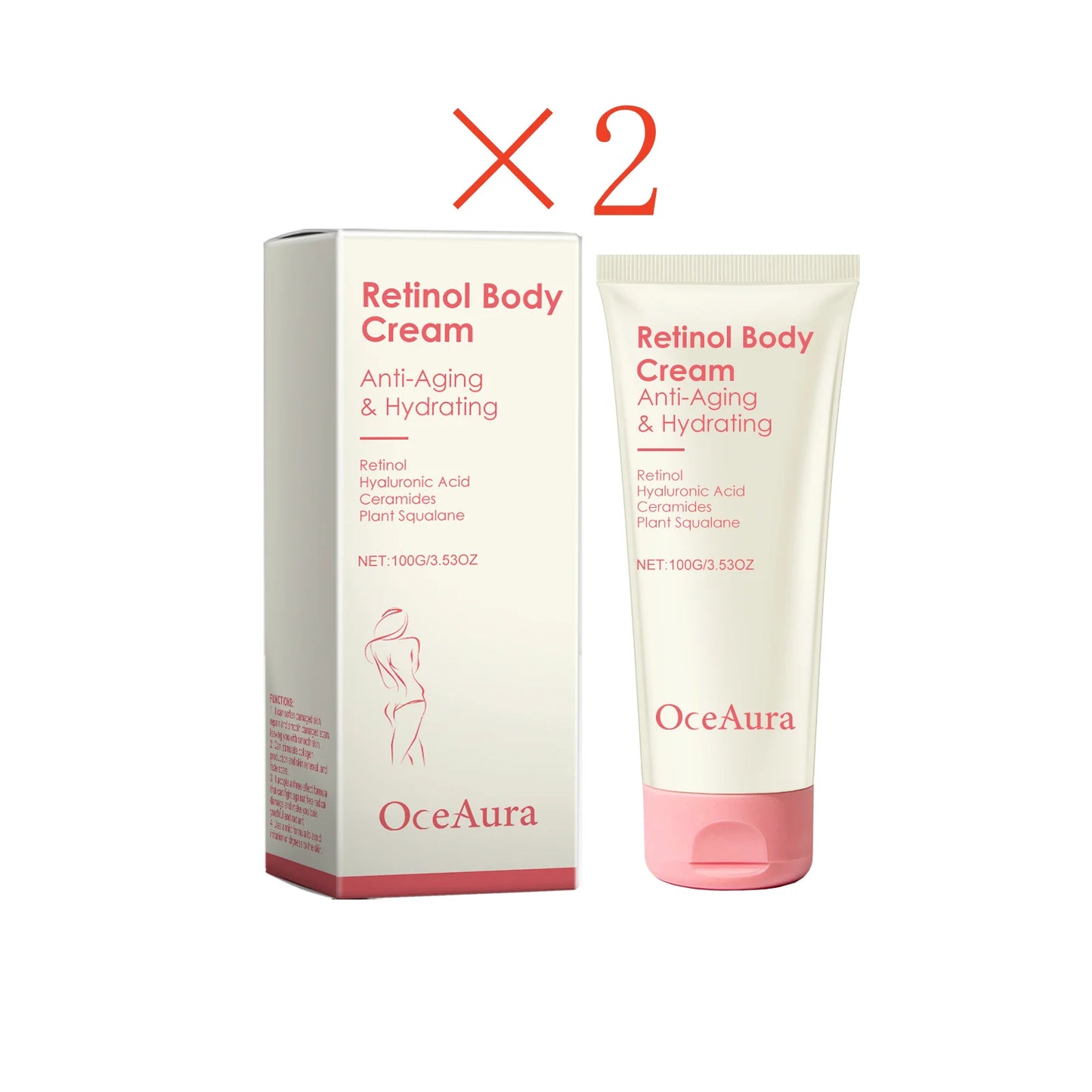 Retinol Tightening Body Lotion Anti-Wrinkle Repair Improve Sagging Skin Remove Cellulite Nourish Lift Firming Moisturizing Cream