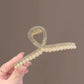New Pearl Diamond Plate Hair Claw Clip Non-slip Metal Large Shark Clip Crab Hair Clip Women Hair Clips Accessories