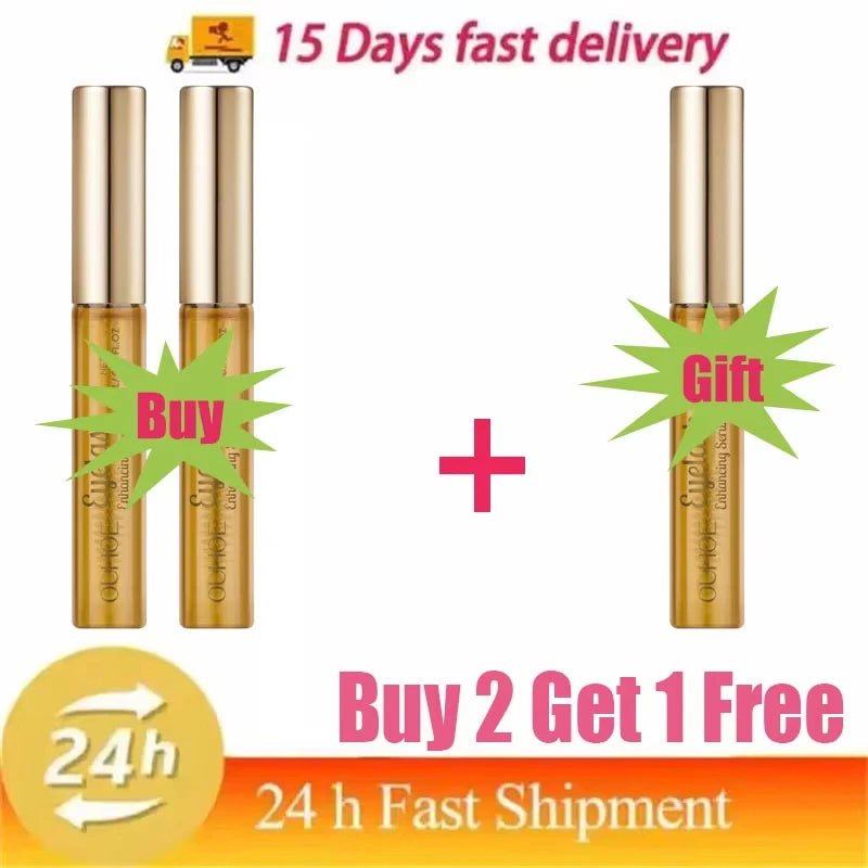 Natural Eyelash Growth Serum 7 Days Eyelash Enhancer Longer Liquid Fuller Thicker Curling Lash Treatment Eye Care Product Makeup