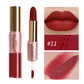 2 In 1 Matte Liquid Lipstick Long Lasting Color Moisturizing Waterproof Non Stick Cup