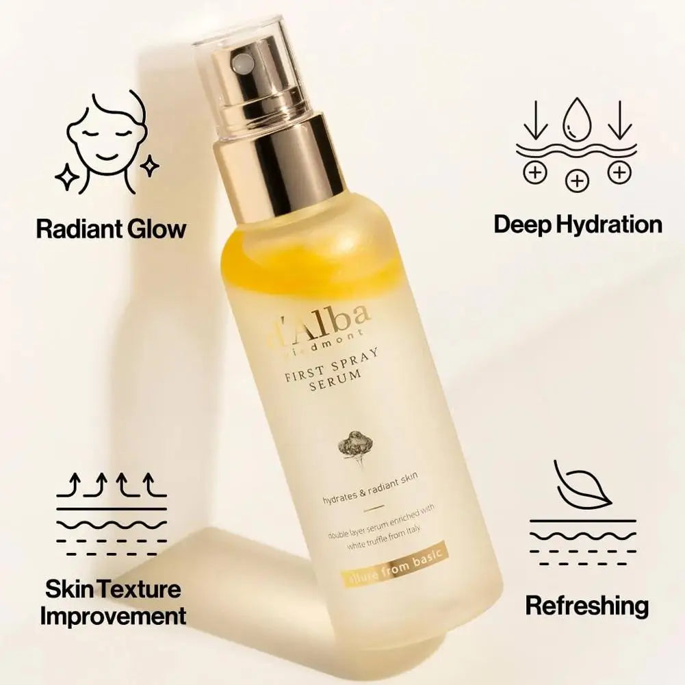 100ml White Truffle Spray Essence 50ml Sunscreen Set Full-Body UV Protection SPF Moisturizing Brightening Skincare Duo