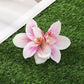 Bohemian Orchid Flowers Hair Clips Small Hairpin Bridal Barrette Beach Wedding Flower Women Holiday Hair Accessories