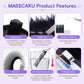 MASSCAKU Super Soft Ellipse Shape Lashes 0.15 0.20 Thickness Natural Faux Mink Eyelashes Extension Custom Logo Matte Flat Lashes