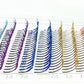 NATUHANA Glitter Fairy Eyelash Extensions DIY Sparkle Colorful False Lashes Wispy Volume Makeup