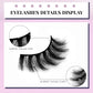 Veltrinay Fake Lashes 3D Mink Lashes Soft False Eyelashes Natural Thick Faux Mink Eyelashes Extention Makeup