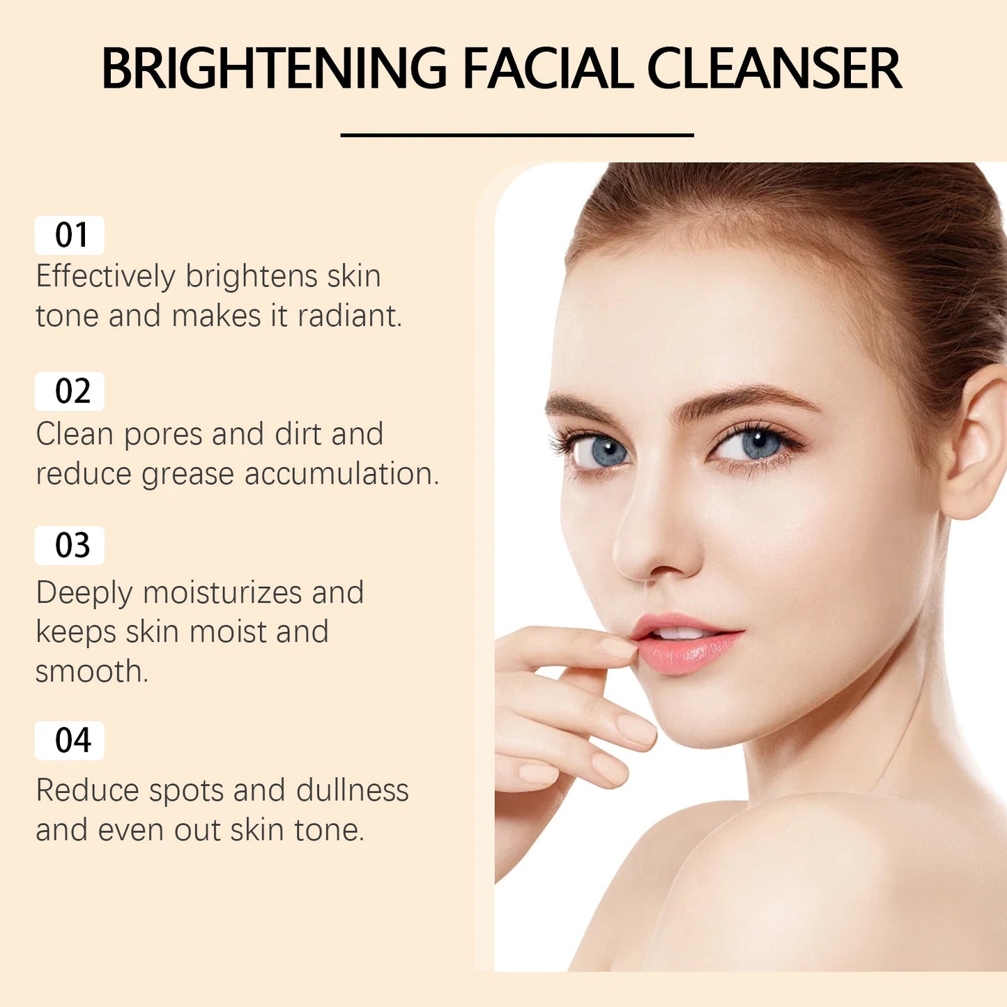 Gentle Facial Cleanser, Daily Hydrating & Refreshing Face Wash, Moisturizing Non-Drying Formula