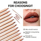 Matte Lip Liner Pencil Nude, Long-Lasting Waterproof, Smudge-Proof, Precise Outline, Smooth Creamy Formula
