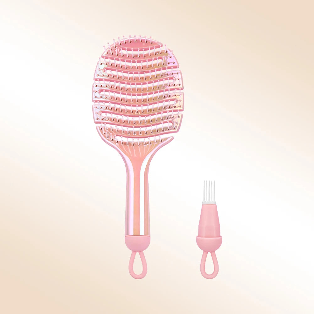 Hollow Out Hair Brush Scalp Massage Combs Detangling Hairbrush Dry And Wet Use Quick Drying Salon Hairdressing Stying Tools