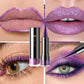 YOUNG VISION 6 Color Matte Pearl Shimmer Dual-Effect Lipstick Waterproof, Non-Transfer Lipstick Cosmetics