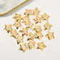 10 Pieces Pentagram BB Hairpins Metal Barrettes Five-pointed Star Bangs Side Clips Gold Star Hair Clips Hair Accessories
