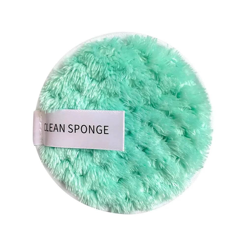 1/4pcs Makeup Remover Microfiber Cotton Pad Cosmetics Washable Makeup  Towel Cleaning Sponge Skin Care Tool Washcloth