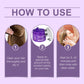 Keratin Purple Hair Mask Deep Conditioning Repair Treatment For Gray Yellowing Hair Anti-Brass Toning Mask Nourish Frizz Control