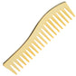 For Travel Use No Handle Wide Tooth Comb Large Size Gold Color Detangling Comb Plastic Professional Paddle Hair Comb Home Use