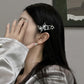 Y2K Irregular Liquid Metal Hairpin Butterfly Zircon Hair Clips Girl Fashion Silver Bang Clip For Women Hair Accessories