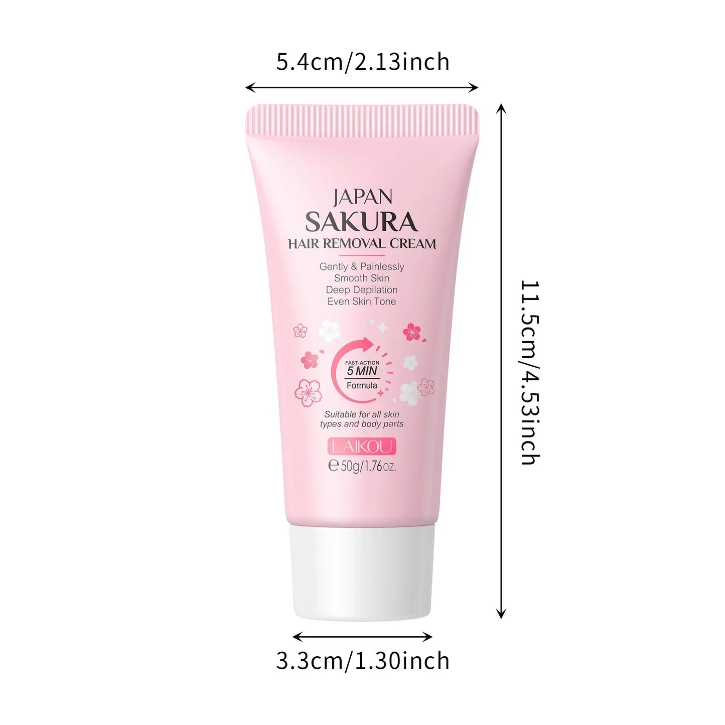 LAIKOU Hair Removal Cream  Intimate Areas Epilator Cream Painless Health Hair Remover Growth Inhibitor Men Woman Body Care 50g