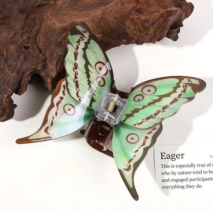 1Pc Big and Elegant Butterfly Hair Claw Clips,Colorful Claw Clips Accessories for Women Thin and Medium Hair，styling accessories