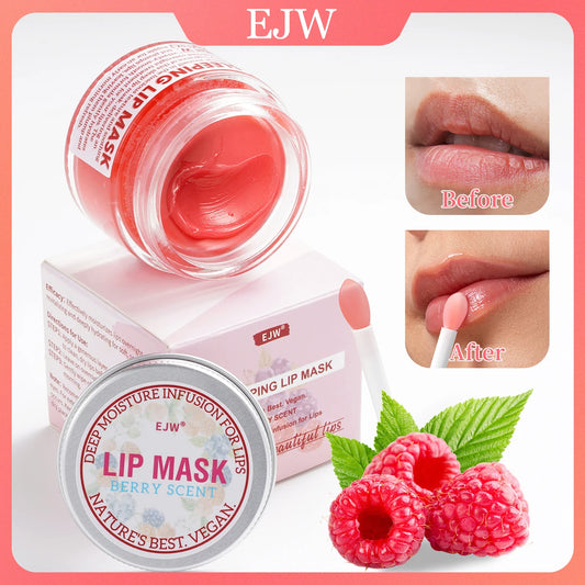 EJW Lip Sleeping Mask: Nourish,Hydrate, Vitamin E,Jojoba Oil, Lip Balm, Lip Skin Care, Improve Lip Color, Reduce Lip Lines