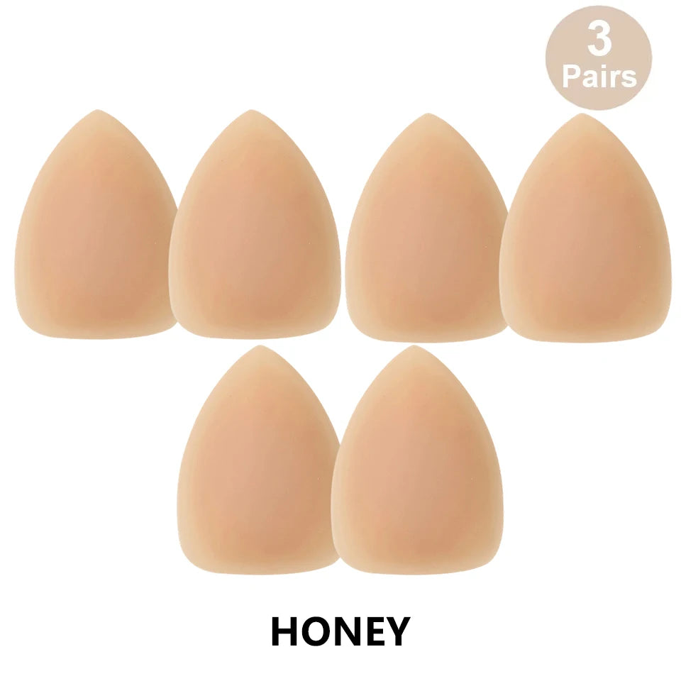 Triangle Nipple Covers Pasties Silicone Sticky Bra Liner Pads Adhesive Breast Lifting Tape Seamless No Show Bra