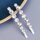 Fashion Bridal Barrettes Clear Crystal Women Hair Ornaments Hair Pins Women Hair Clips Bridal Hair Jewelry Accessories