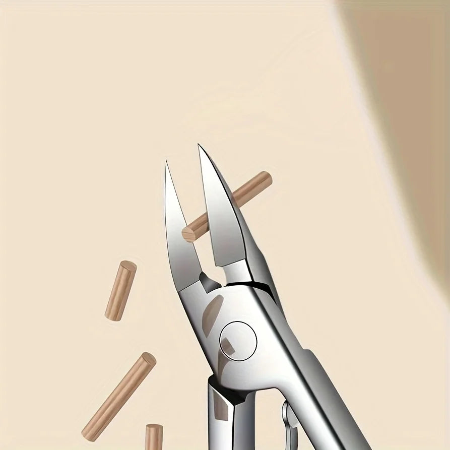 1 piece Thick Nail Professional Nail Clipper with Stainless Steel Body for Nail Care and Removing Ingrown Nails