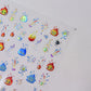 Golden Thread Butterfly Jelly Series Nail Art Stickers High Quality New Bronzing DIY Manicure Decal Decoration