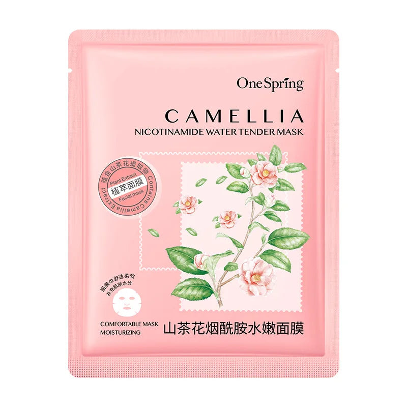 10pcs Centella Facial Masks Moisturizing Oil Control Anti-aging Repairing Fresh Fruits Face Sheet Mask Face Care skincare Masks