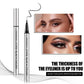 Quick-Drying Liquid Eyeliner, Waterproof, Smudge-Proof, Long-Lasting Black, Ideal for Beginners