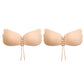1/2pairs Silicon Adjustable Nipple Bra Tape Invisible Lift Push Up Bra Breathable Adhesive Reusable Breast Pad Bra