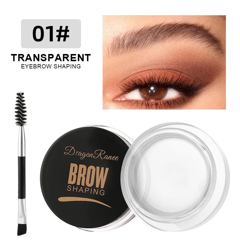 Dragon Ranee 6color Wild Eyebrow Styling Eyebrow Cream Styling Eyebrow Gel Soap Wax White Eyebrow Cream