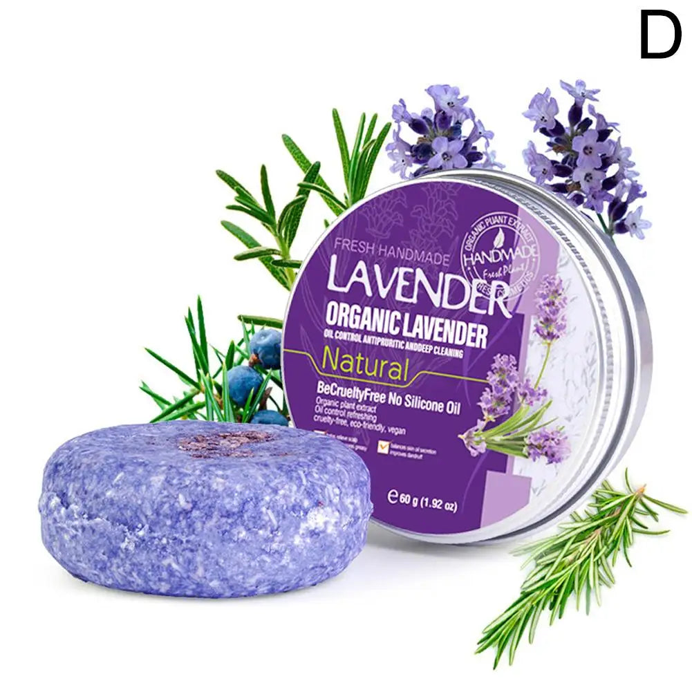 Rosemary Shampoo Soap Ginger/bamboo/lavender/Polygonum Multiflorum Deep Cleansing Soap Bar For Treated Dry Damaged Hair Care