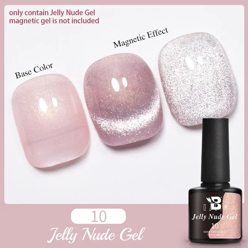 7.5ML Pink Blue Nail Gel Cat eye Semi Permanent Nail Art Soaking UV LED Nail Salon DIY Nail Salon Gel For Autumn And Winter