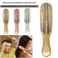 Japanese Premium Head Massager Scalp Brush Hair Massager Shampoo Brush Wet Plastic Detangling Brush Hair Cleaning Comb Rose Gold