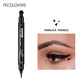 Star Liquid Eyeliner Black Moon Stamp Eye Liner Pencil 2 in 1 Waterproof Long-lasting Easy Applying Eye Eyeliner Pen Makeup