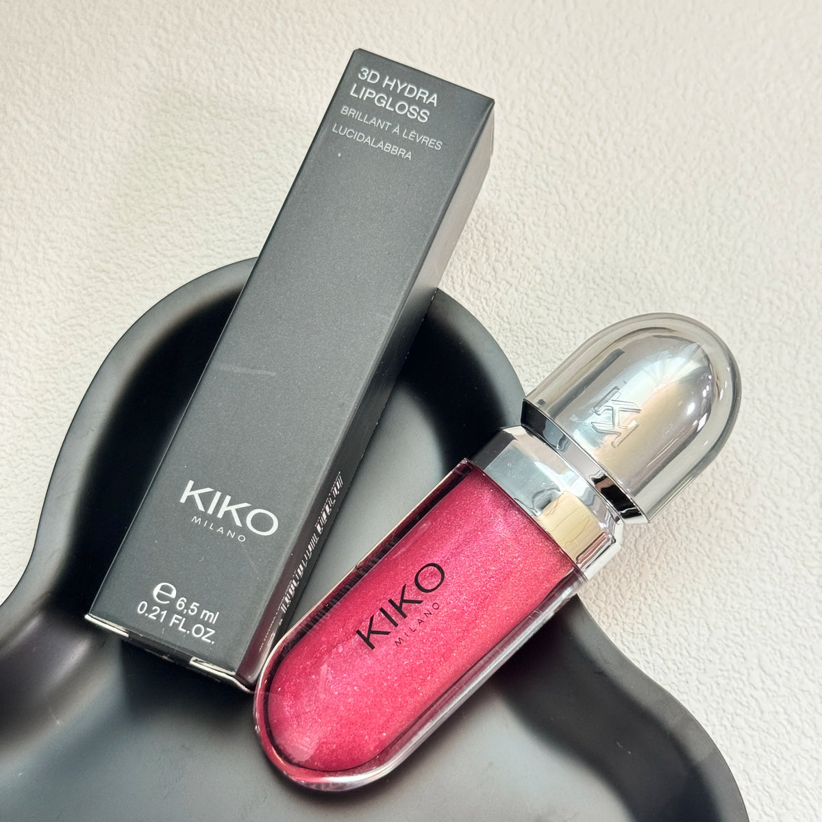 KIKO 3D Liquid Lip Gloss Mirror Colour Pearlescent Shimmer Moisturizing Waterproof Plump Glossy Lasting Not Fading Lipstick