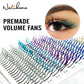 NATUHANA Glitter Fairy Eyelash Extensions DIY Sparkle Colorful False Lashes Wispy Volume Makeup