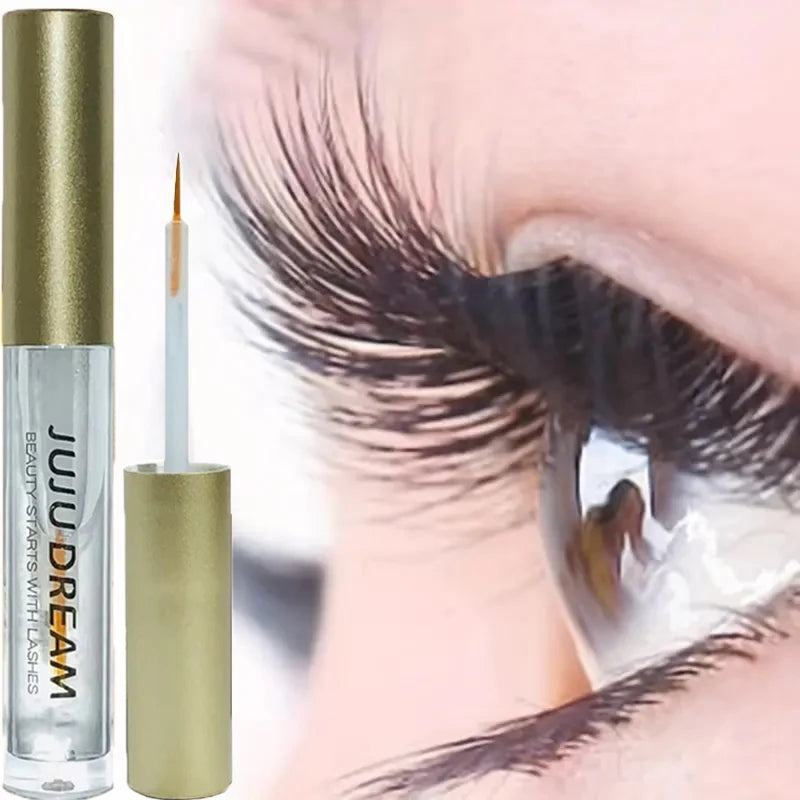 Natural Dense Eyelash Essence - Nourishing formula to plump and curl eyelashes, eye makeup gel mascara