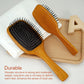 Wooden Paddle Hair Brush Set Scalp Massage Anti －static Detangling for All Hair Types Daily Styling & Grooming