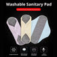 4 Pieces Reusable Graphene Incontinence Pads - Leak-Proof, Washable Sanitary Napkin for Elderly Care and Mobility Support