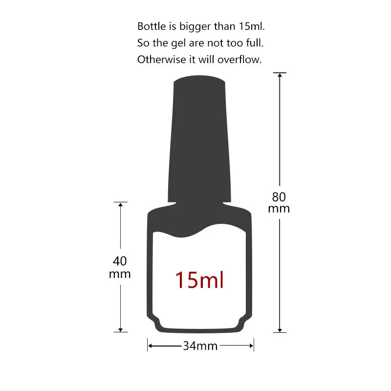 Clou Beaute Glitter Gel Nail Varnishes Winter Color Sparkling Sequins Soak Off UV LED Varnish Nail Art Decoration Base Top Coat