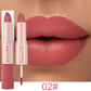 1/3Pcs Double Head Matte Lipstick Sexy Red Lip Gloss Set 2 in 1 Matte Lip Stick Non-stick Cup Lasting Waterproof Makeup Beauty