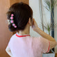 Big Pearls Acrylic Hair Claw Clips Korea Elegant Planet Sweet Hairpins Makeup Hair Styling Barrettes for Women Hair Accessories