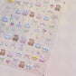 Colorful Water Bubble 5D Nail Art Stickers Goldfish Koi carp Dreamy Polarized Dreamlike Self Adhesive Delicate Manicure Decals