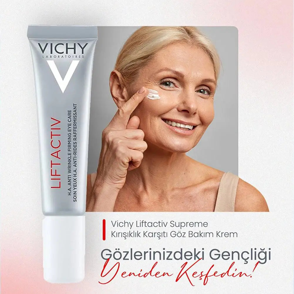 15ml Vichy Active Shaping Eye Cream Anti Dark Circle Anti Wrinkle Herbal Moisturizing Eye Serum Fade Fine Line Natural Eye Care
