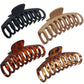 4PCS women's multi-color resin flower simple and fashionable French elegant hair clip