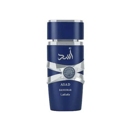 Asad Zanzibar by Lattafa for Men Eau de Parfum Spray 3.4 Oz 100 Ml Brand New Box