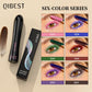 QIBEST 4D Silk Fiber Eyelash Mascara Waterproof Colorful Mascara For Eyelash Extension Thick Lift Lengthening Lasting Makeup