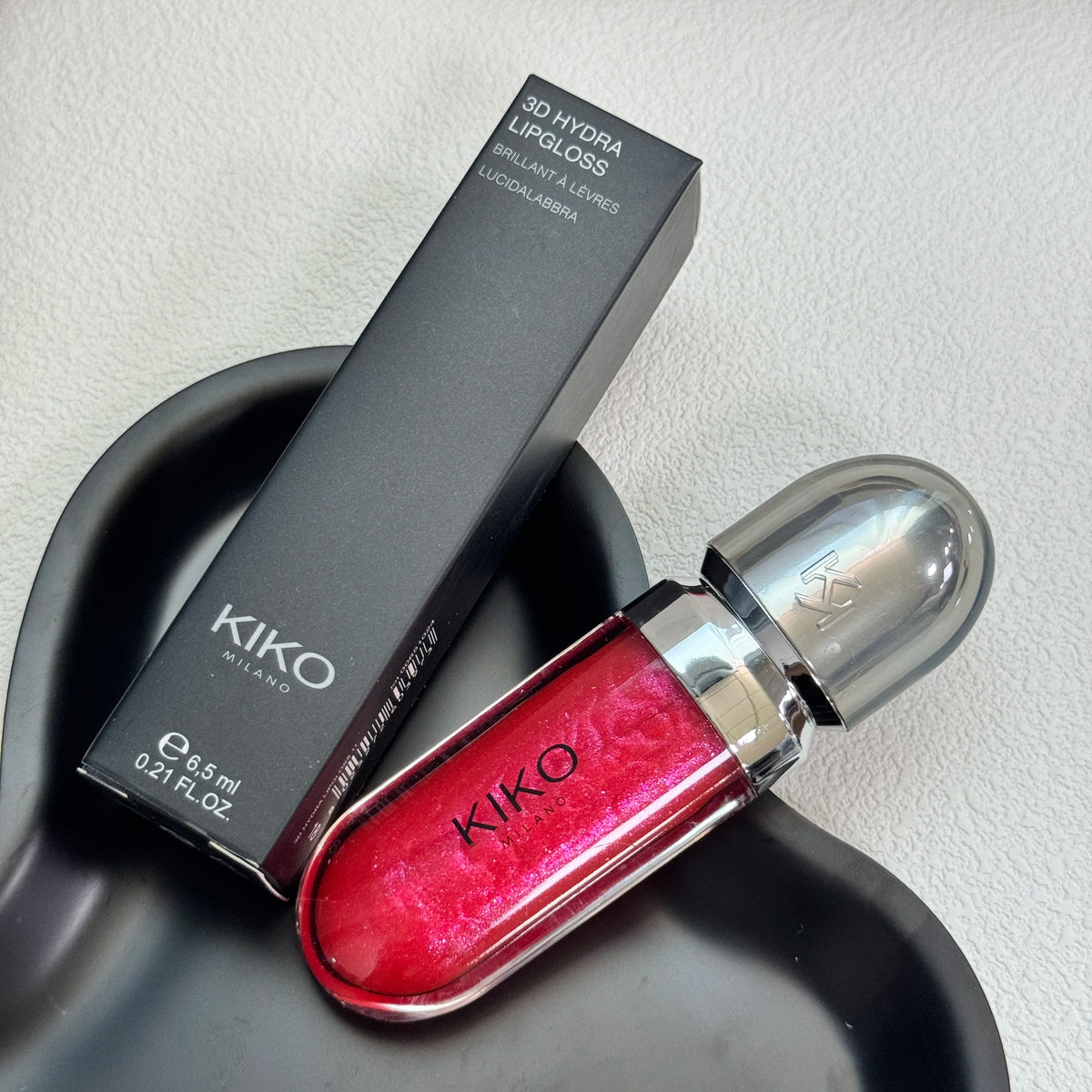 KIKO 3D Liquid Lip Gloss Mirror Colour Pearlescent Shimmer Moisturizing Waterproof Plump Glossy Lasting Not Fading Lipstick