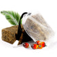 ELAIMEI African Black Soap 100g x 2, Handmade Natural Bar Deeply Moisturizes & Balances Oily Skin